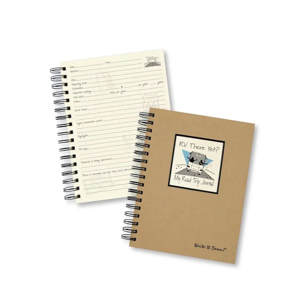 RV There Yet Write it Down Guided Road Trip Journal NWT